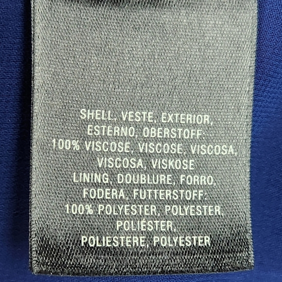 Leifsdottir Anthropologie Blue Peasant Boho Bohemian Long Sleeve Dress Size 4 - Picture 10 of 11